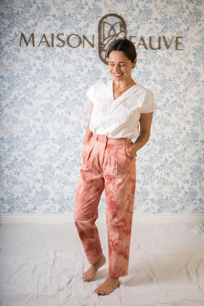 BELEM pantalon patron de couture pochette Patron de couture MAISON FAUVE | Gaspard et Léonie Tissus Mercerie Toulouse
