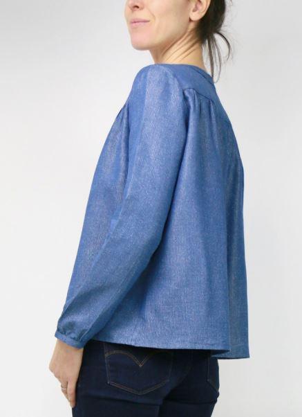 Blouse femme ENVOL Patron de couture pochette - L'atelier de Gaspard et Léonie
