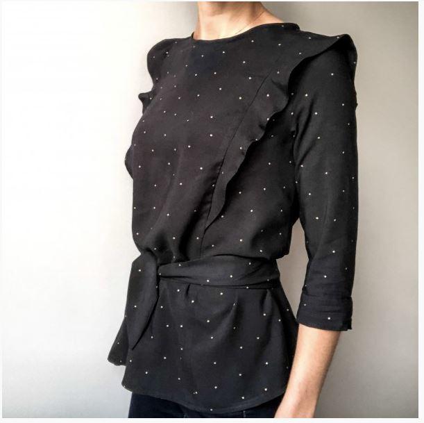 Blouse MOME Patron de couture pochette - L'atelier de Gaspard et Léonie