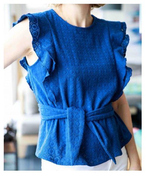 Blouse MOME Patron de couture pochette - L'atelier de Gaspard et Léonie