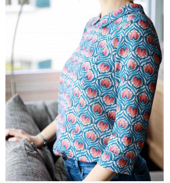 Blouse MOME Patron de couture pochette - L'atelier de Gaspard et Léonie