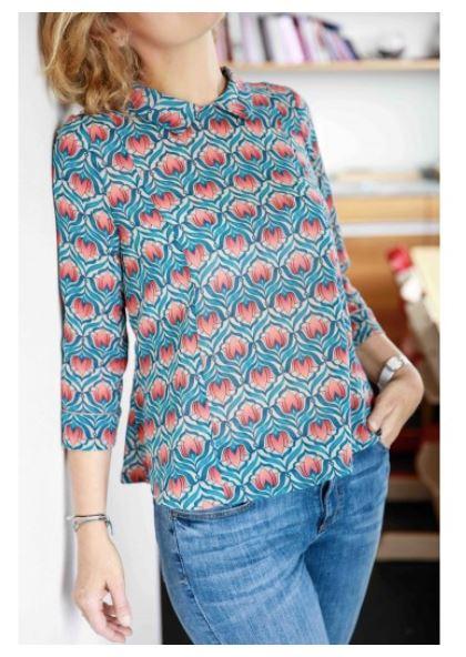 Blouse MOME Patron de couture pochette - L'atelier de Gaspard et Léonie