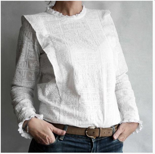 Blouse MOME Patron de couture pochette - L'atelier de Gaspard et Léonie