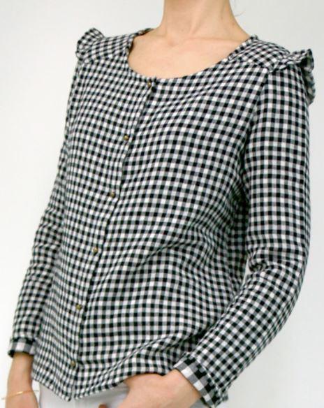 Blouse ou Robe femme VERTIGE Patron de couture pochette - L'atelier de Gaspard et Léonie