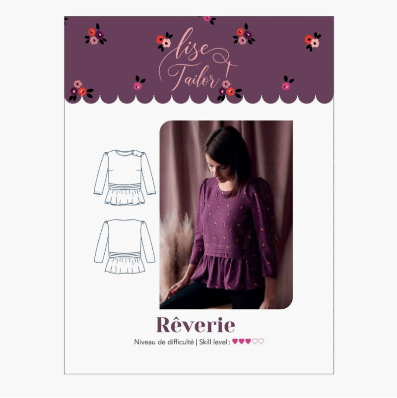 Blouse - REVERIE - Patron de couture pochette - Lise Tailor Patron de couture LISE TAILOR | Gaspard et Léonie Tissus en ligne et Mercerie à Toulouse