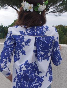 Blouse VIOLETTE Patron de couture Pochette - L'atelier de Gaspard et Léonie