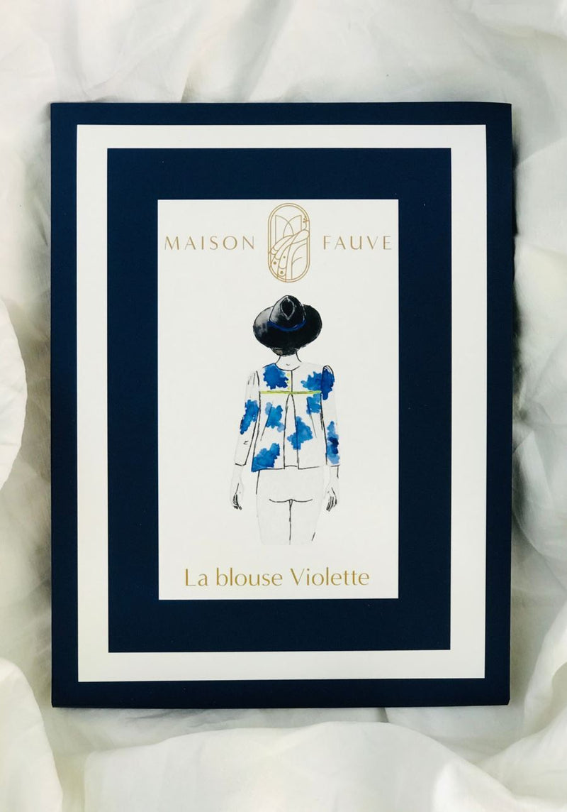 Blouse VIOLETTE Patron de couture Pochette - L'atelier de Gaspard et Léonie