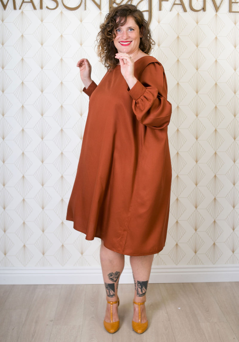 Blouse/Robe LAUREN Patron de couture Pochette Patron de couture MAISON FAUVE | Gaspard et Léonie Tissus Mercerie Toulouse