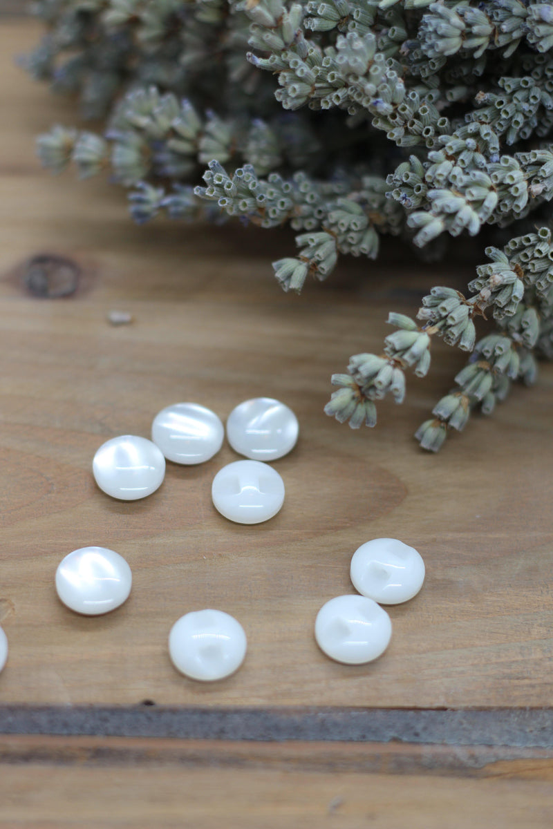 Bouton "Bonbon" Blanc - L'atelier de Gaspard et Léonie