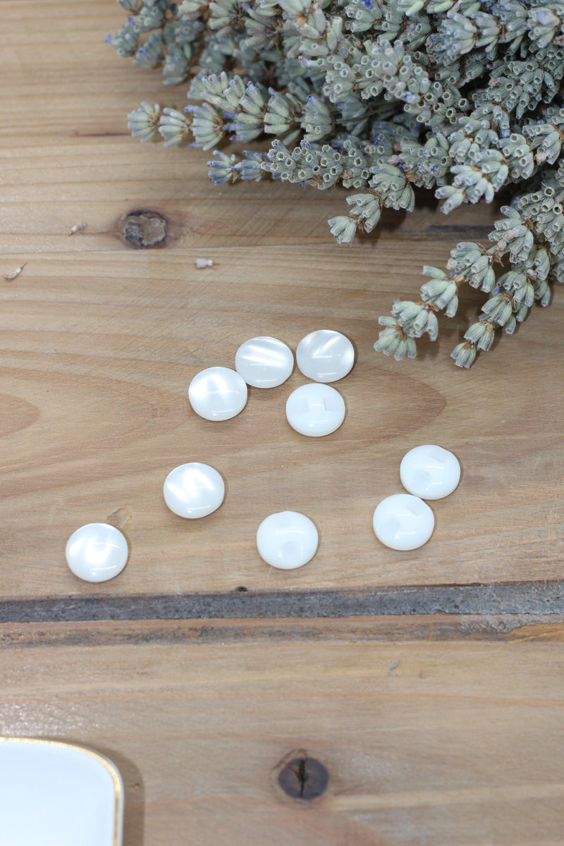 Bouton "Bonbon" Blanc - L'atelier de Gaspard et Léonie