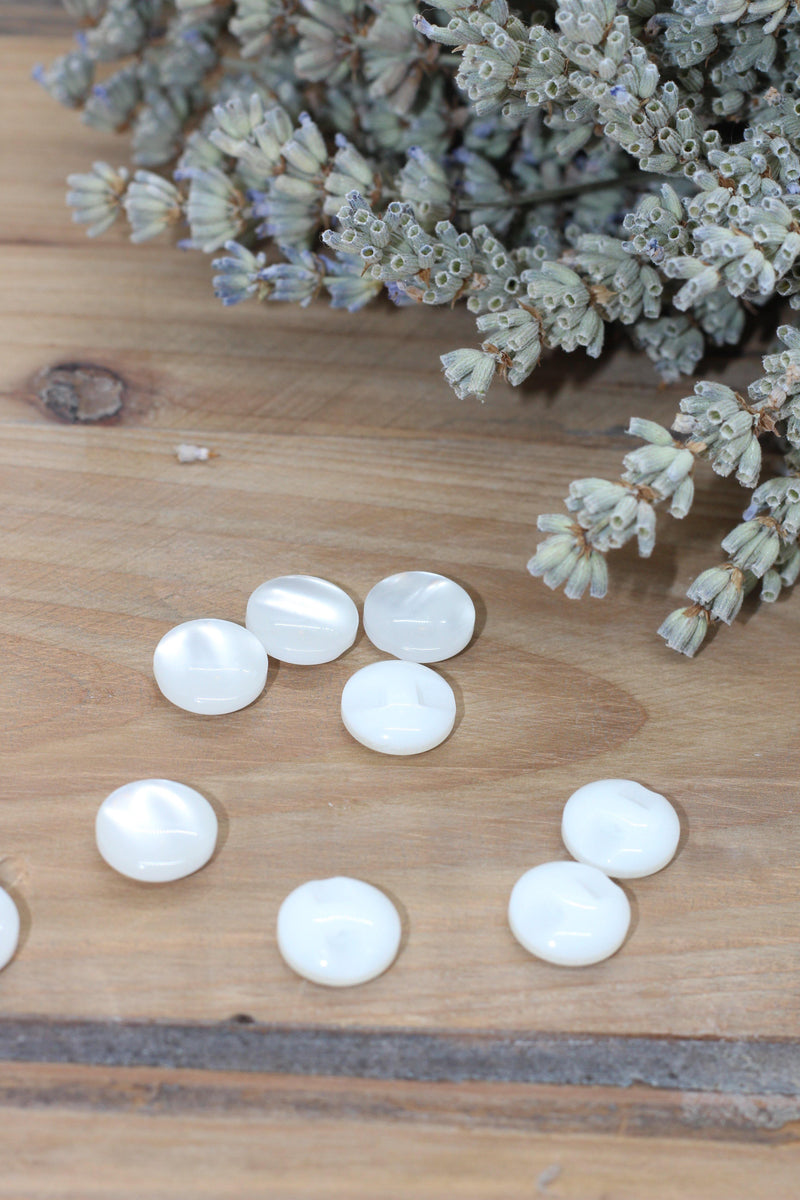 Bouton "Bonbon" Blanc - L'atelier de Gaspard et Léonie