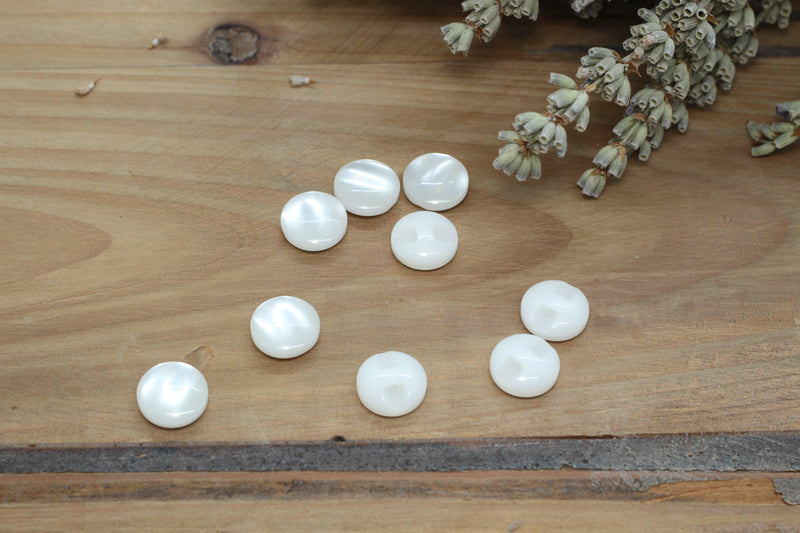 Bouton "Bonbon" Blanc - L'atelier de Gaspard et Léonie
