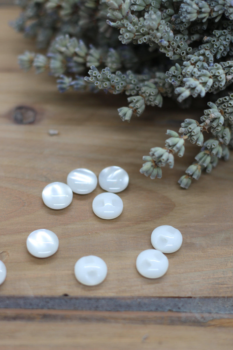Bouton "Bonbon" Blanc - L'atelier de Gaspard et Léonie