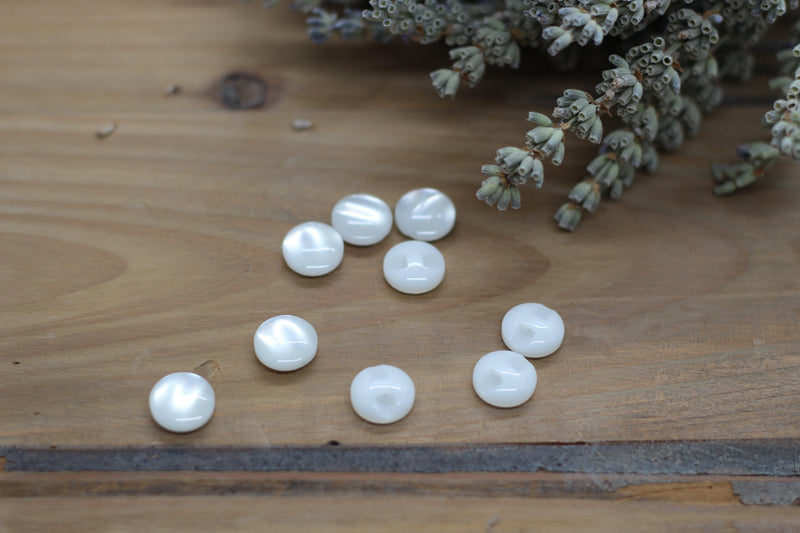 Bouton "Bonbon" Blanc - L'atelier de Gaspard et Léonie