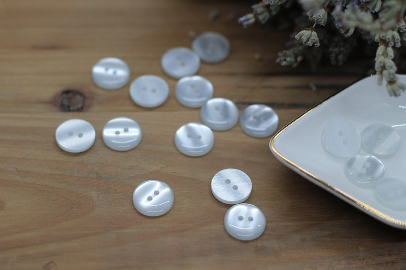 Bouton "Joy" Blanc - L'atelier de Gaspard et Léonie