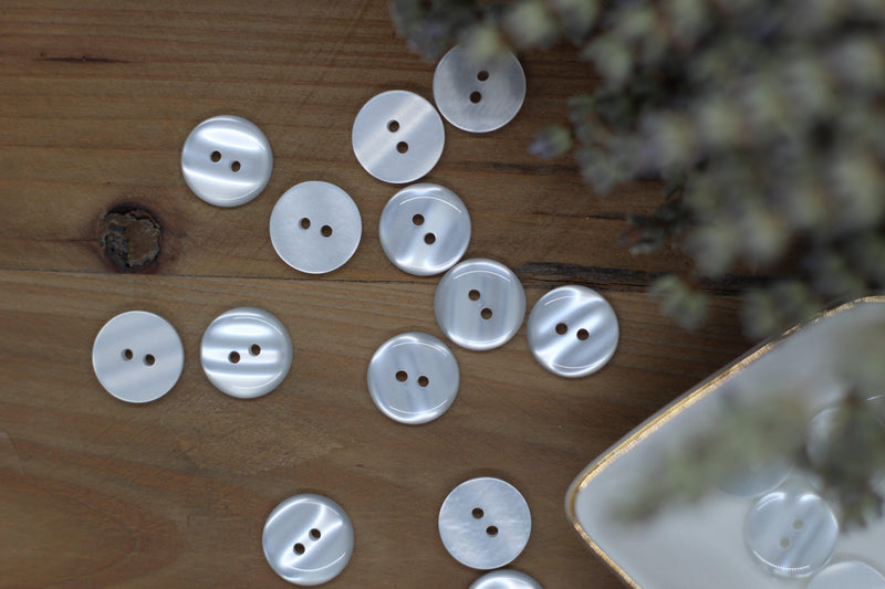 Bouton "Joy" Blanc - L'atelier de Gaspard et Léonie