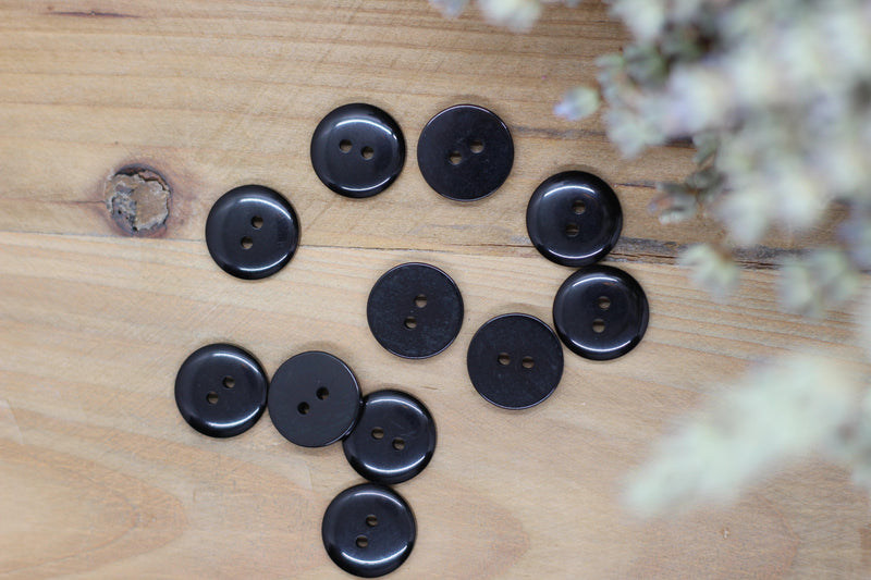 Bouton "Joy" Noir - L'atelier de Gaspard et Léonie