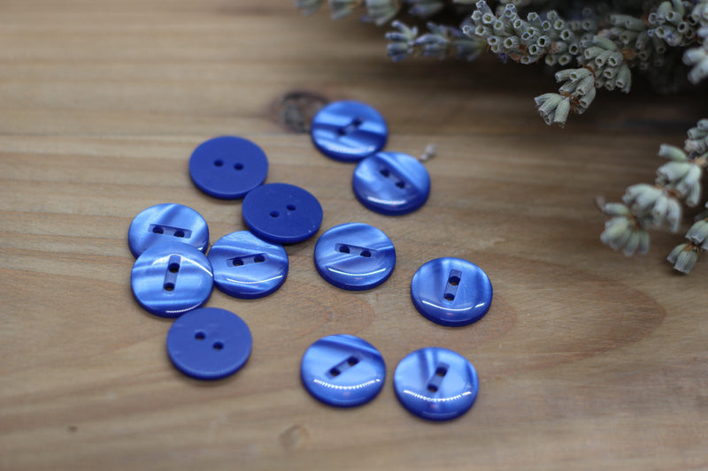 Bouton "Tom" Bleu - L'atelier de Gaspard et Léonie