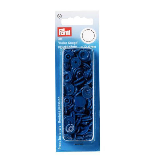 Boutons pression Color Snaps Bleu 12,4 mm Mercerie Prym | Gaspard et Léonie Tissus Mercerie Toulouse