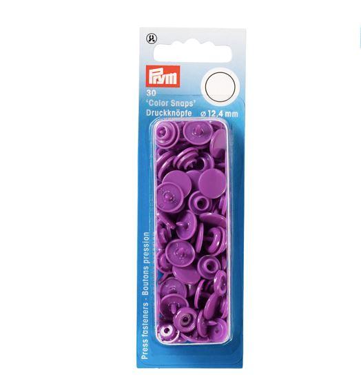 Boutons pression Color Snaps Lila 12,4 mm Mercerie Prym | Gaspard et Léonie Tissus Mercerie Toulouse