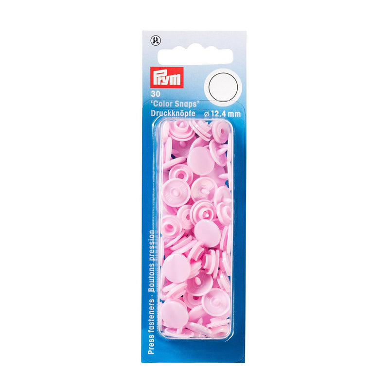 Boutons pression Color Snaps Rose pâle 12,4 mm - L'atelier de Gaspard et Léonie