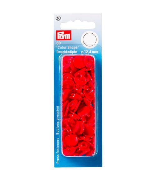 Boutons pression Color Snaps Rouge 12,4 mm Mercerie Prym | Gaspard et Léonie Tissus Mercerie Toulouse