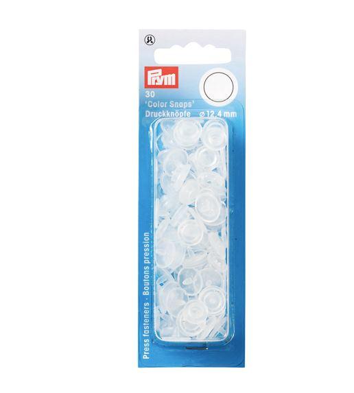 Boutons pression Color Snaps Transparent Mat 12,4 mm Mercerie Prym | Gaspard et Léonie Tissus Mercerie Toulouse