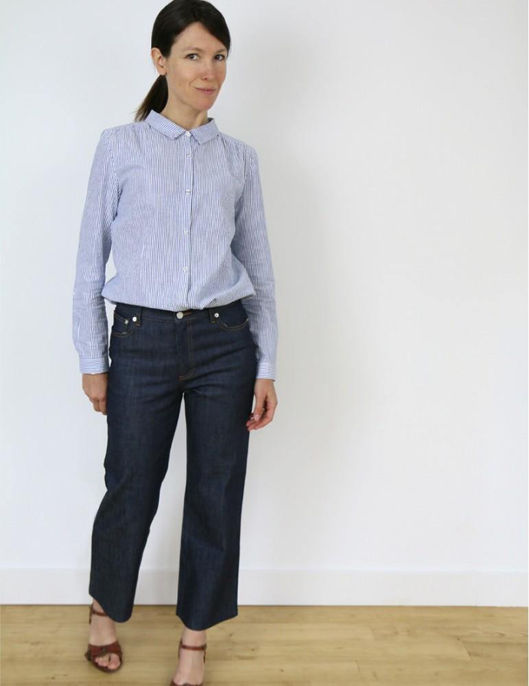 Chemise femme AZUR Patron de couture pochette Atelier SCÄMMIT