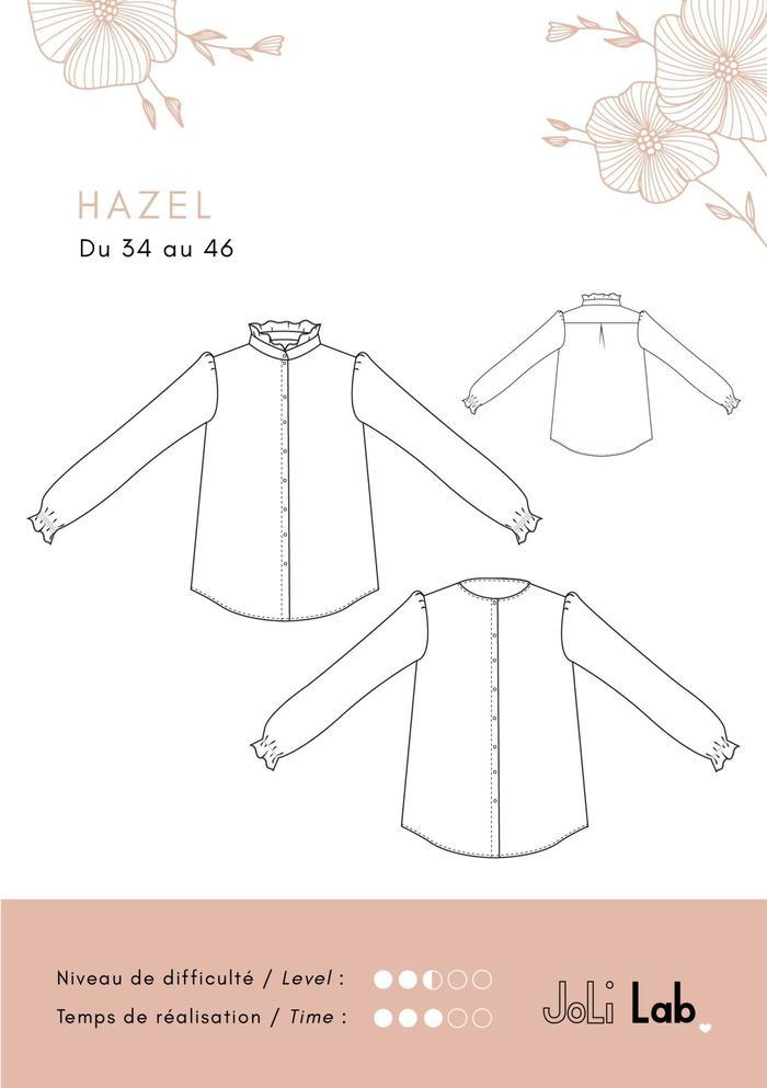 Chemise HAZEL - Patron de couture pochette Patron de couture JOLI LAB | Gaspard et Léonie Tissus Mercerie Toulouse