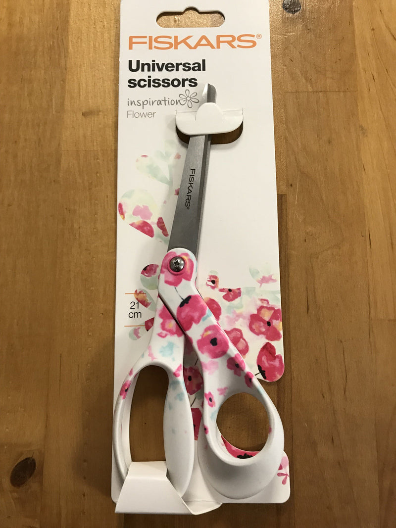 Ciseaux Fiskars 21cm Inspiration Flower droitier Edition spéciale Mercerie Fiskars | Gaspard et Léonie Tissus Mercerie Toulouse