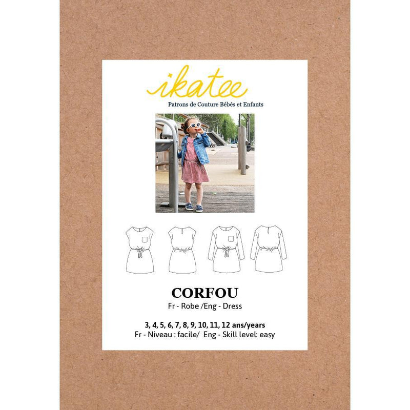 CORFOU Robe patron de couture pochette Patron de couture Ikatee | Gaspard et Léonie Tissus Mercerie Toulouse