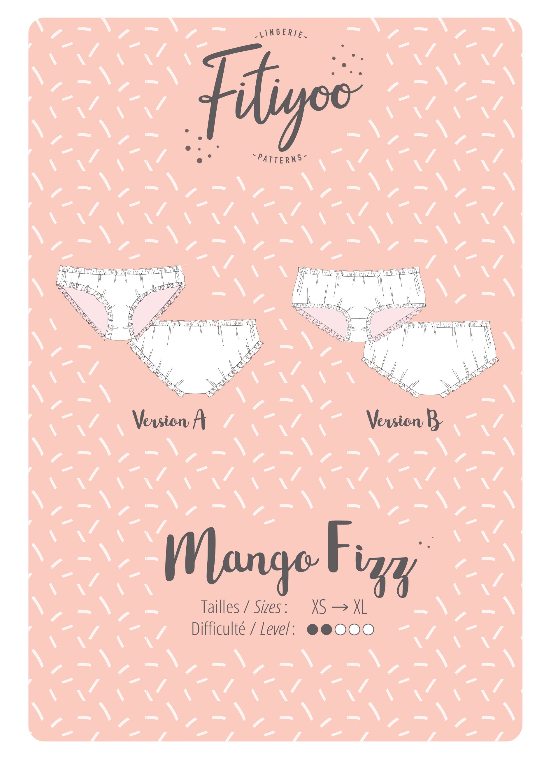 Culotte bloomer - MANGO FIZZ - Patron de couture pochette FITIYOO Patron de couture Fitiyoo | Gaspard et Léonie Tissus en ligne et Mercerie à Toulouse