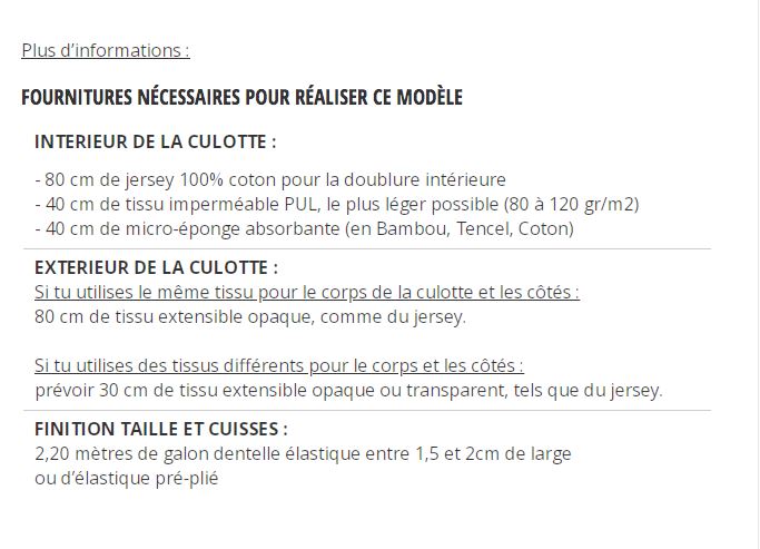 Culotte menstruelle - BLOODY MARY - Patron de couture pochette FITIYOO Patron de couture Fitiyoo | Gaspard et Léonie Tissus en ligne et Mercerie à Toulouse
