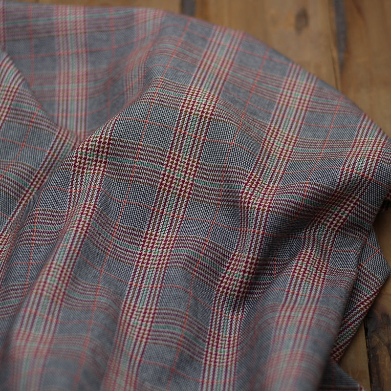 de Tissu flanelle Tartan - BARON - Rouge (Vendu x10cm) Tissus Sélection Gaspard & Léonie | Gaspard et Léonie Tissus en ligne et Mercerie à Toulouse