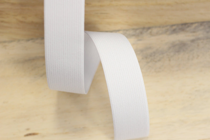 Elastique plat Blanc 25mm (vendu x10cm) Mercerie Sélection Gaspard & Léonie | Gaspard et Léonie Tissus Mercerie Toulouse