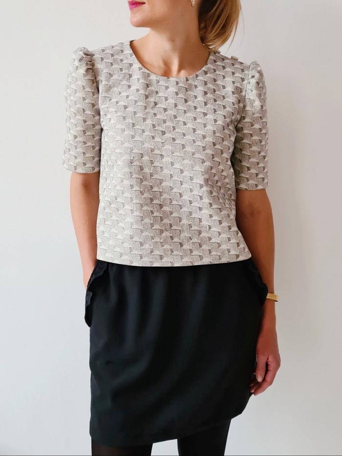 Ensemble Top LUCIA & Jupe LIVY - Patron de couture pochette Patron de couture JOLI LAB | Gaspard et Léonie Tissus Mercerie Toulouse