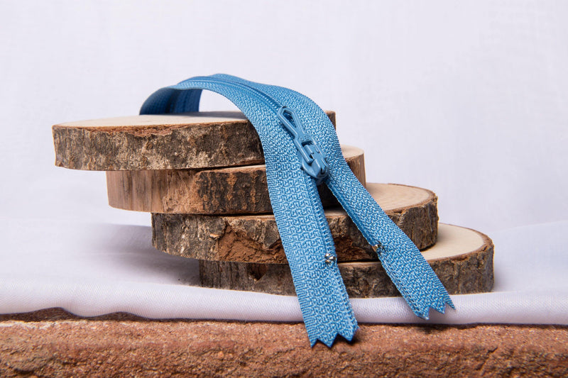 Fermeture Eclair Spirale BLEU- Non Séparable Z51 530 - L'atelier de Gaspard et Léonie