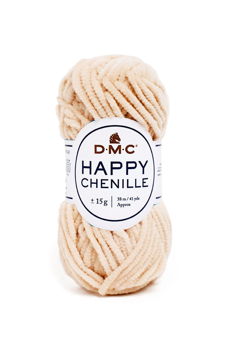 Fil crochet Happy Chenille - DMC Laine DMC | Gaspard et Léonie Tissus en ligne et Mercerie à Toulouse