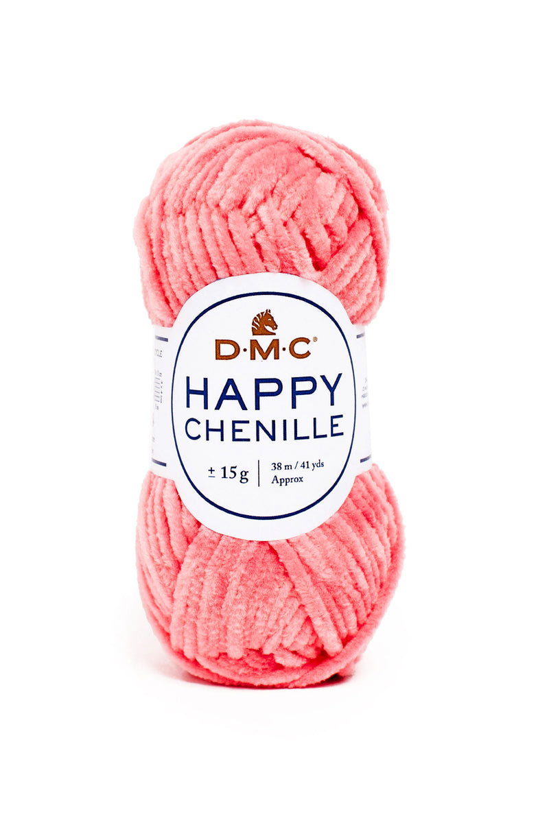 Fil crochet Happy Chenille - DMC Laine DMC | Gaspard et Léonie Tissus en ligne et Mercerie à Toulouse