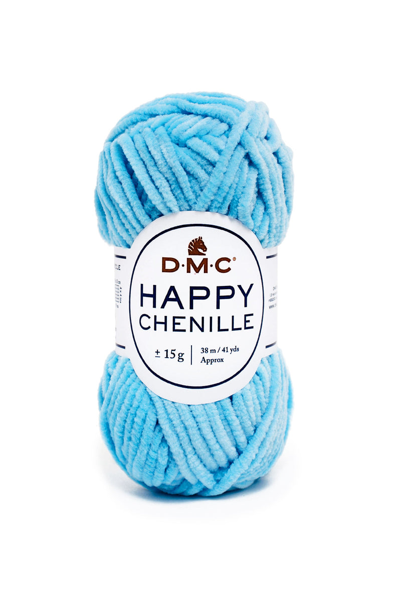 Fil crochet Happy Chenille - DMC Laine DMC | Gaspard et Léonie Tissus en ligne et Mercerie à Toulouse