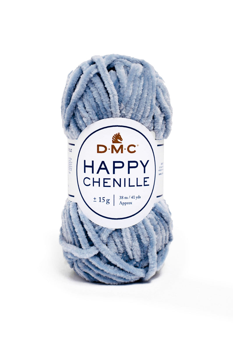 Fil crochet Happy Chenille - DMC Laine DMC | Gaspard et Léonie Tissus en ligne et Mercerie à Toulouse