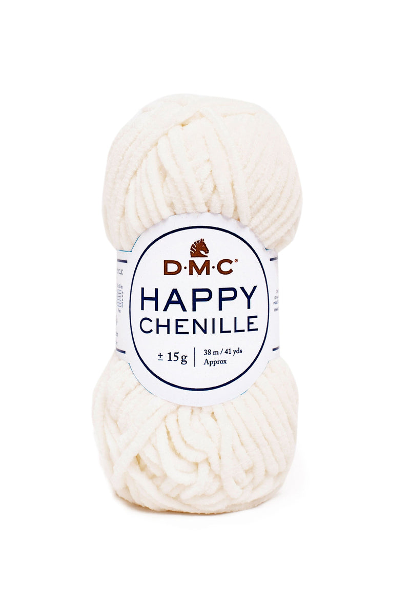 Fil crochet Happy Chenille - DMC Laine DMC | Gaspard et Léonie Tissus en ligne et Mercerie à Toulouse