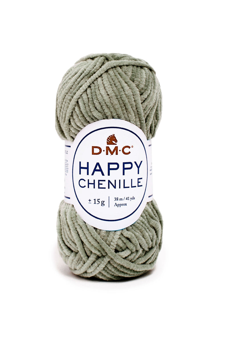 Fil crochet Happy Chenille - DMC Laine DMC | Gaspard et Léonie Tissus en ligne et Mercerie à Toulouse