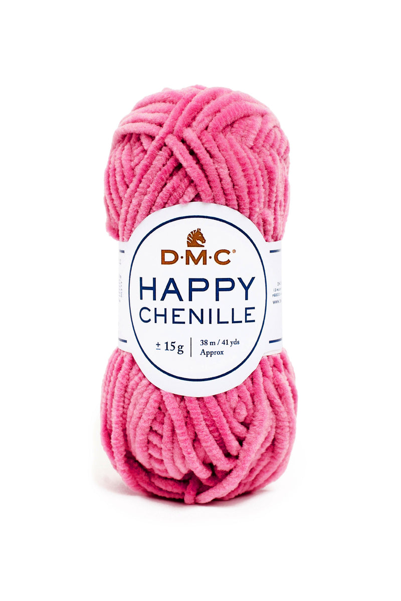 Fil crochet Happy Chenille - DMC Laine DMC | Gaspard et Léonie Tissus en ligne et Mercerie à Toulouse