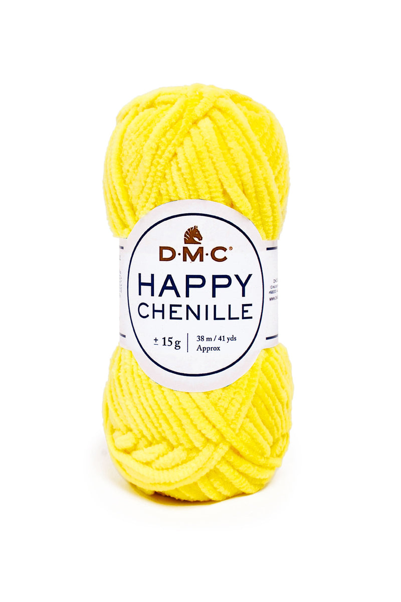 Fil crochet Happy Chenille - DMC Laine DMC | Gaspard et Léonie Tissus en ligne et Mercerie à Toulouse