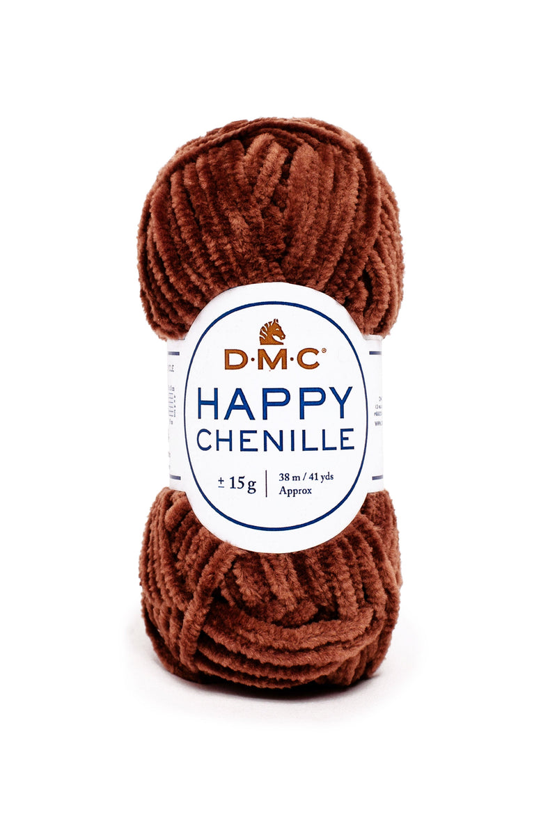 Fil crochet Happy Chenille - DMC Laine DMC | Gaspard et Léonie Tissus en ligne et Mercerie à Toulouse