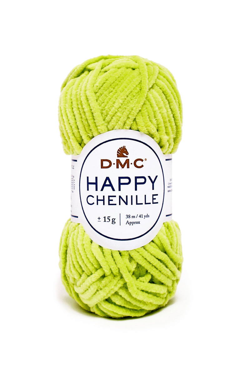 Fil crochet Happy Chenille - DMC Laine DMC | Gaspard et Léonie Tissus en ligne et Mercerie à Toulouse