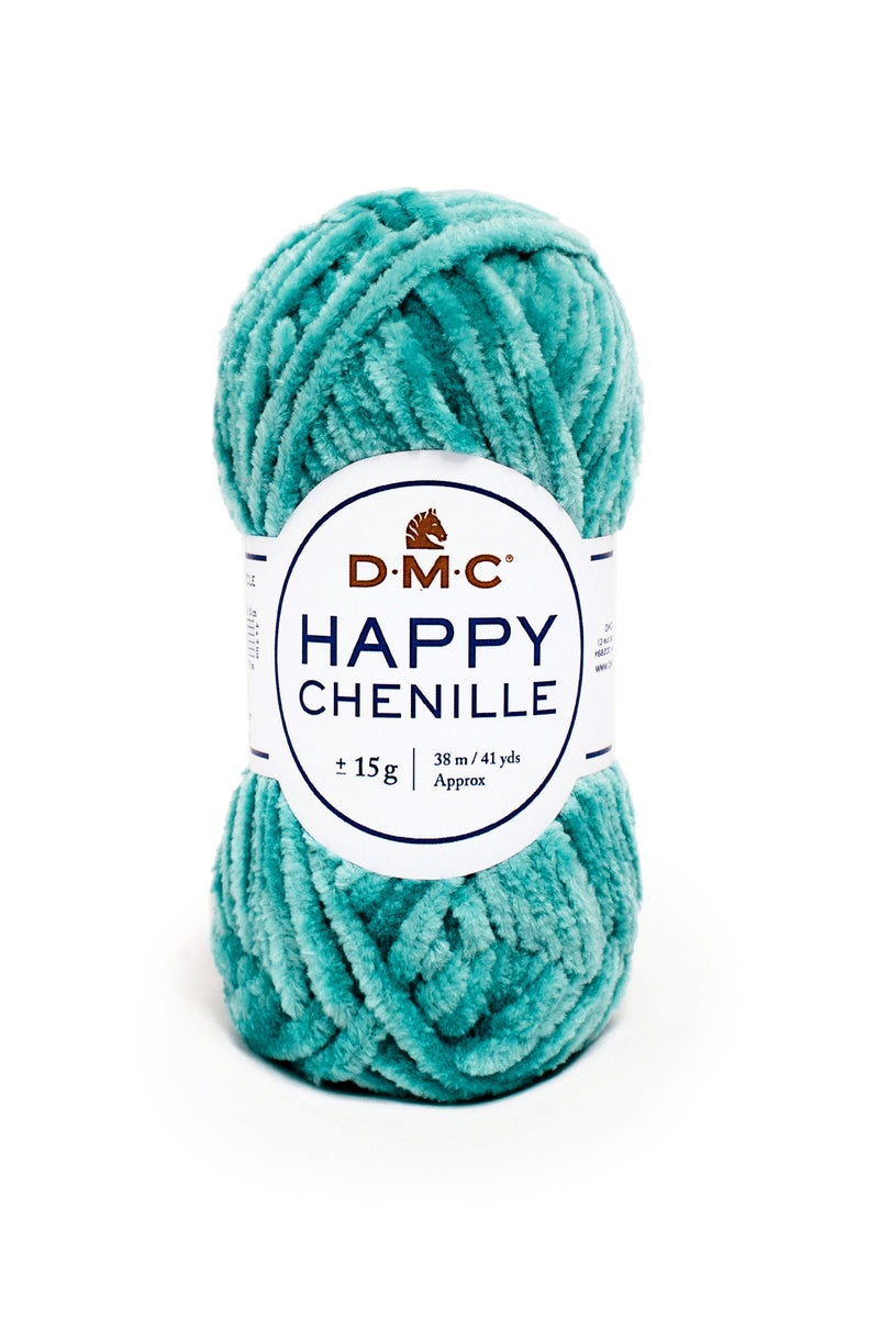Fil crochet Happy Chenille - DMC Laine DMC | Gaspard et Léonie Tissus en ligne et Mercerie à Toulouse