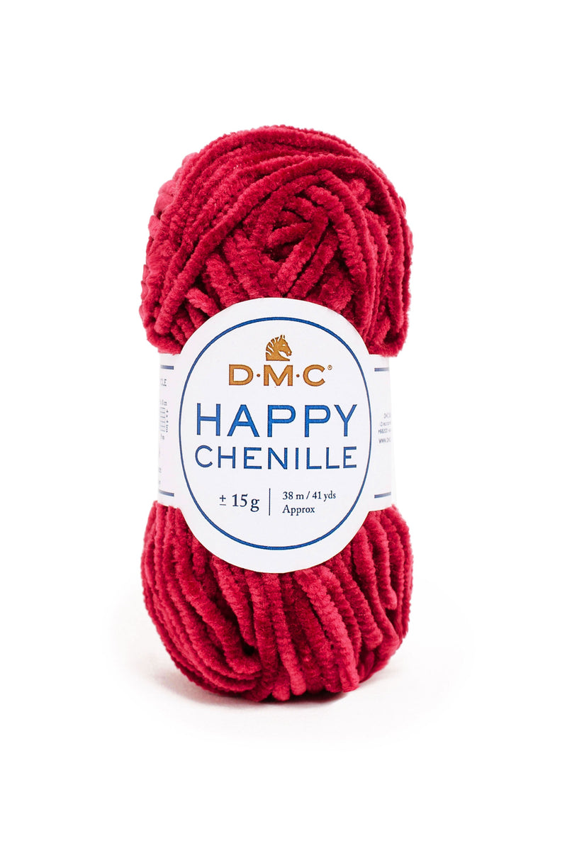 Fil crochet Happy Chenille - DMC Laine DMC | Gaspard et Léonie Tissus en ligne et Mercerie à Toulouse