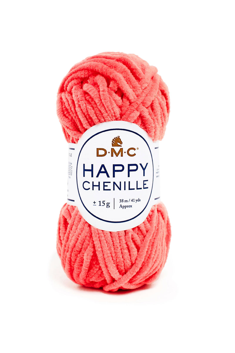 Fil crochet Happy Chenille - DMC Laine DMC | Gaspard et Léonie Tissus en ligne et Mercerie à Toulouse